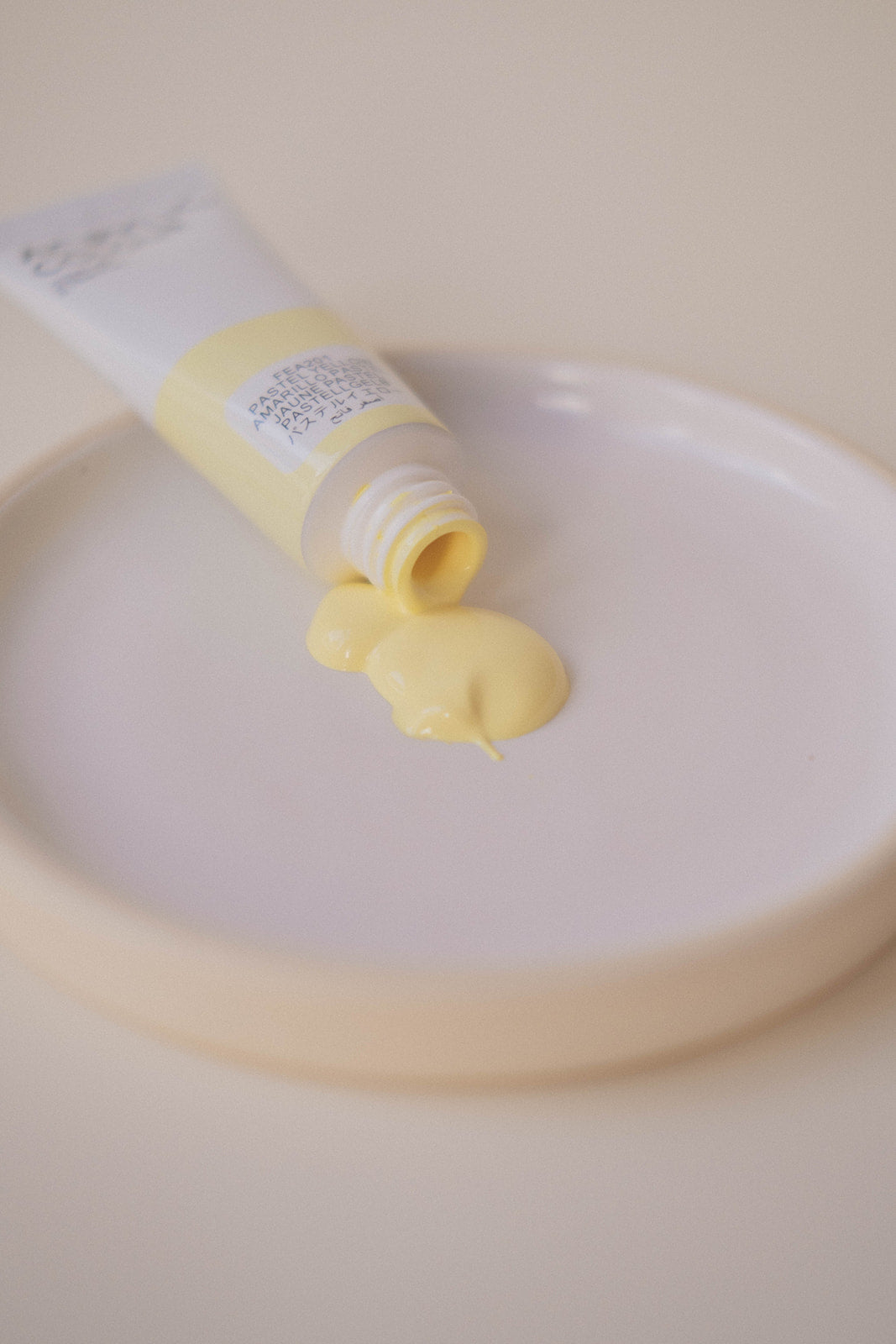 Pastel Yellow Acrylic Paint