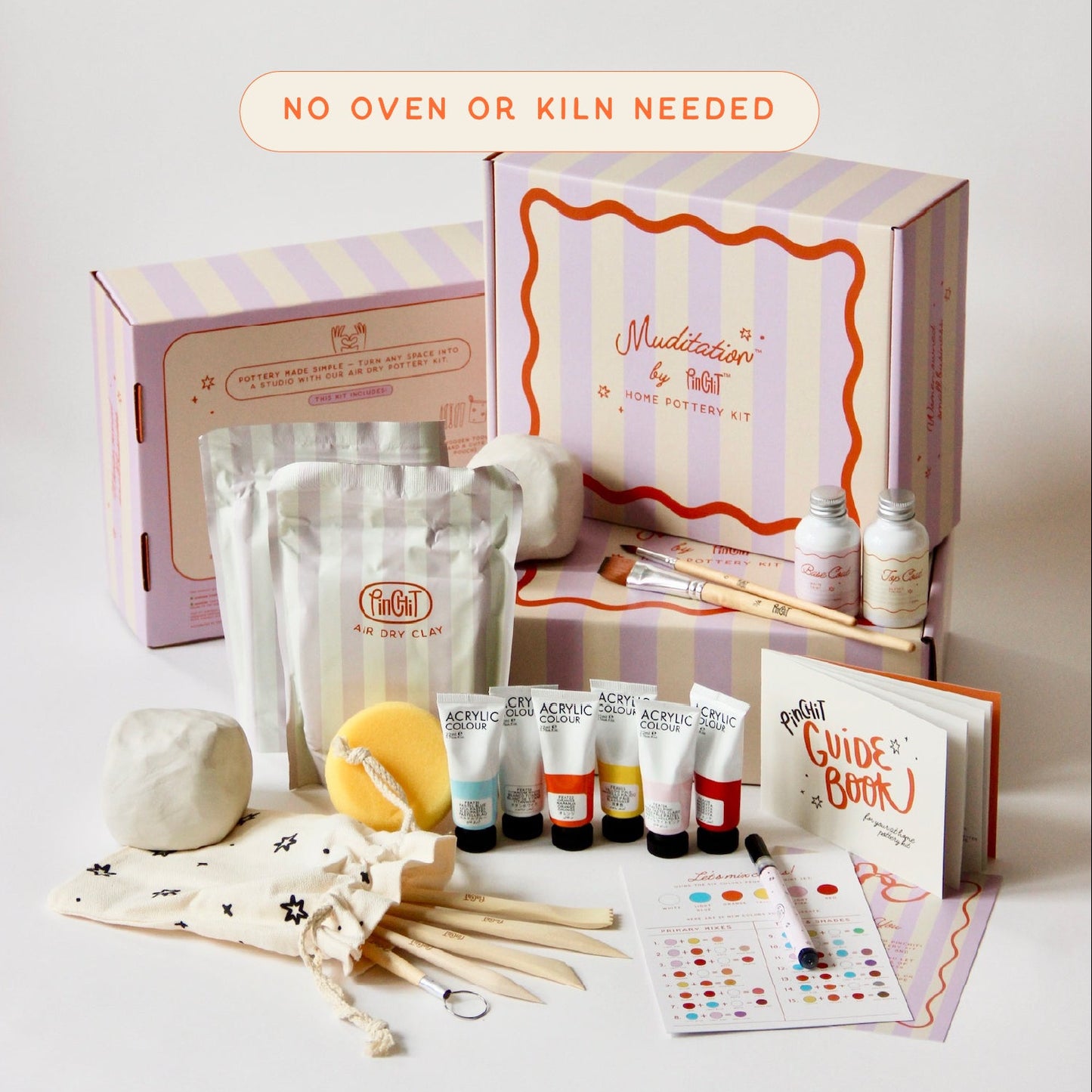 Muditation™ by Pinchit™: Home Pottery Kit