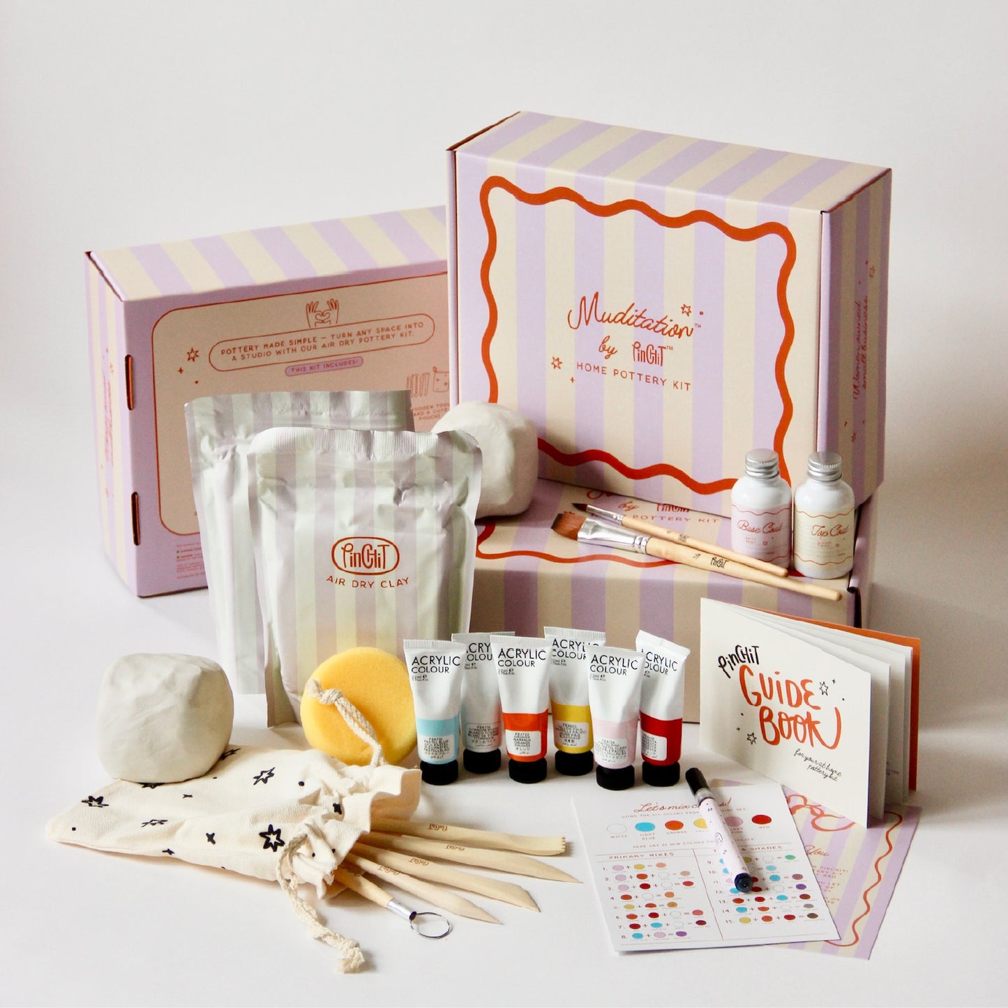 Muditation™ by Pinchit™: Home Pottery Kit