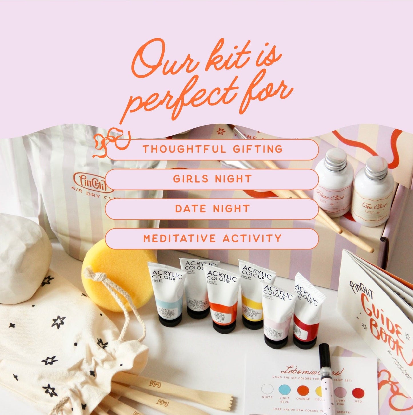 Muditation™ by Pinchit™: Home Pottery Kit