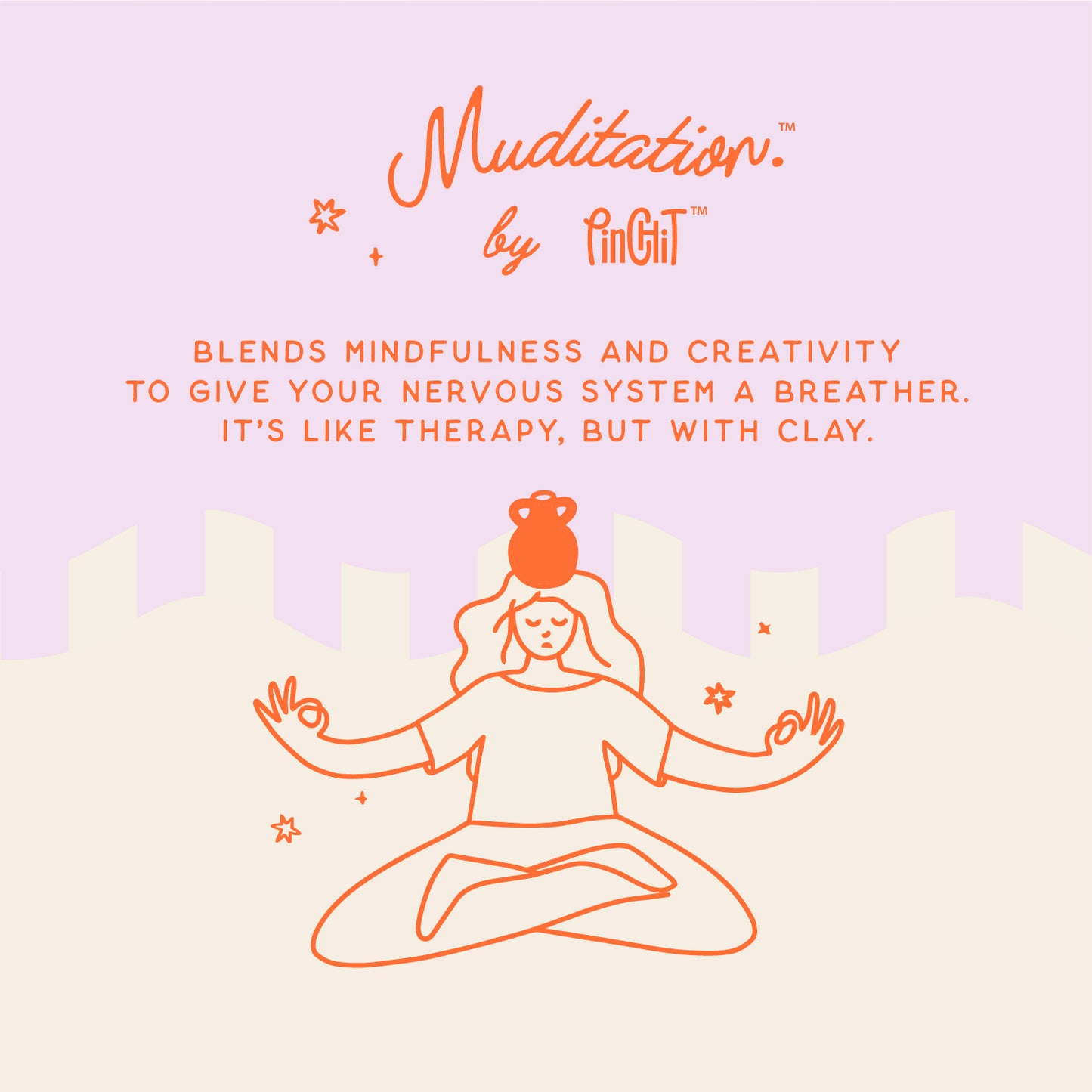 Muditation™ by Pinchit™: Home Pottery Kit